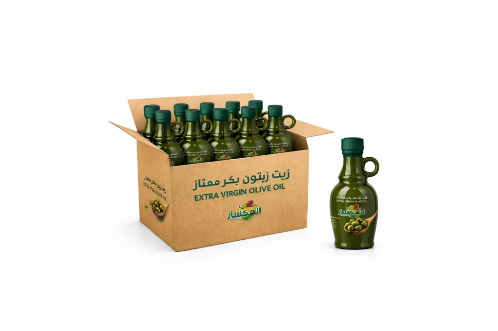 كرتون الزيت الزيتون 12  علبة 500  مل